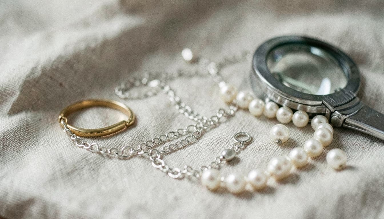 Diferencia entre joyería y bisutería: oro, plata y vermeil