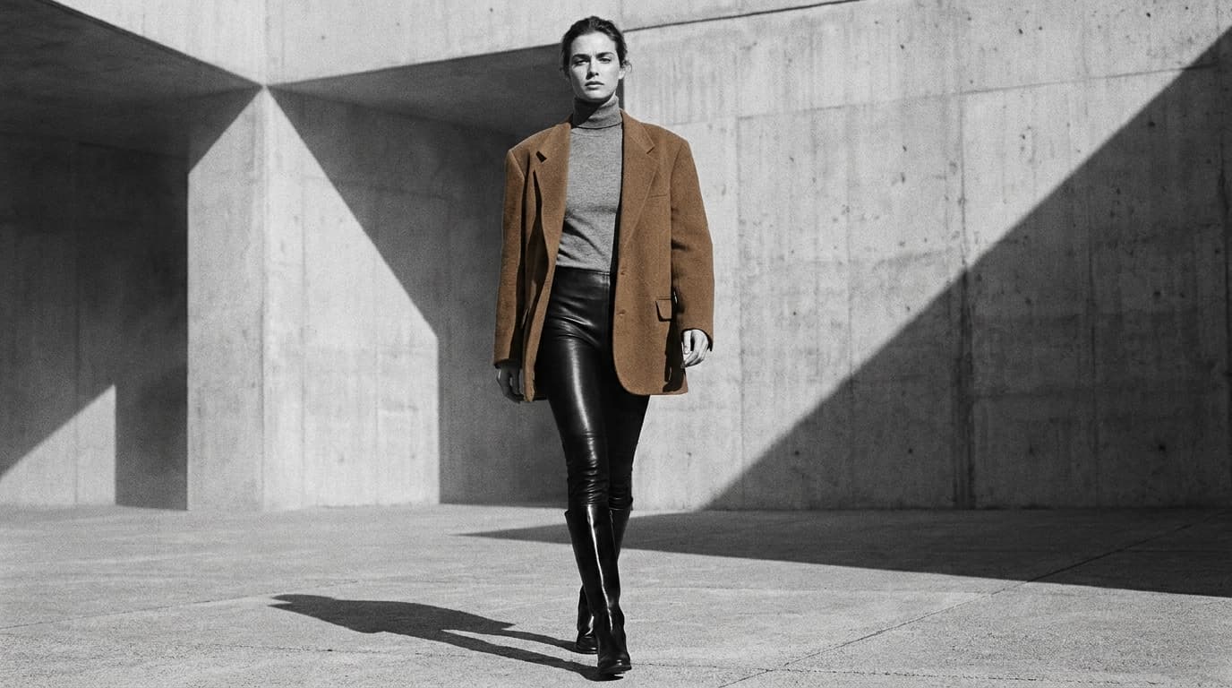 Cómo combinar leggings: tabla por colores y looks con blazer
