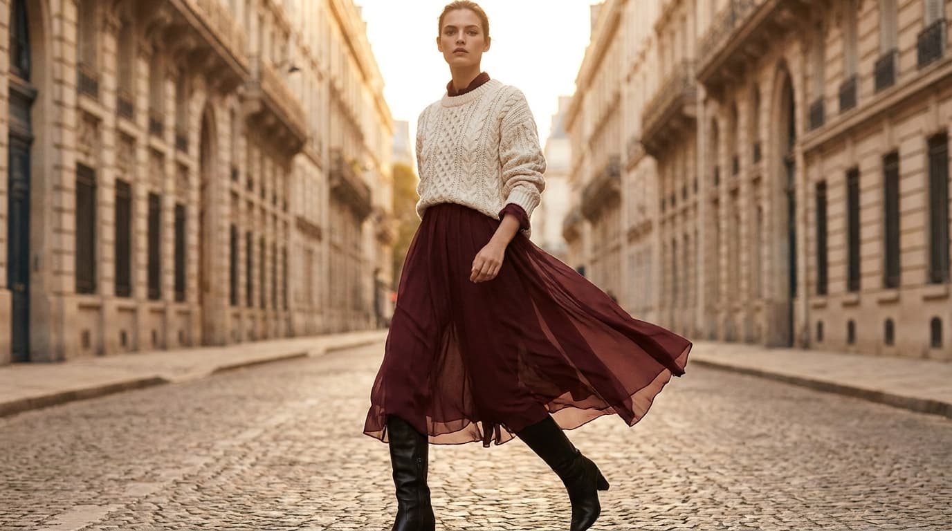 Cómo combinar un vestido largo: de diario, con botas y punto